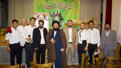 تصویر  برگزاری اولین و بزرگ ترین همایش بزرگ عید غدیر خم با حضور مراکز اسلامی در آلمان