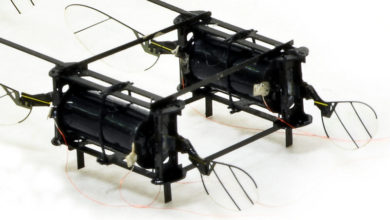 تصویر تولید رباتی به اندازه مگس برای عملیات جستجو و نجات