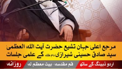 تصویر آغاز دوبله آنلاین نشست های علمی آیت الله العظمی شیرازی به زبان اردو