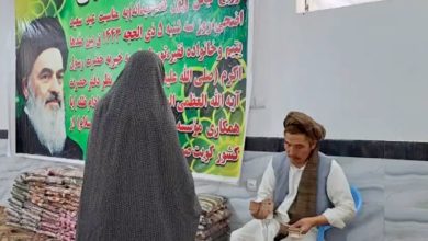 تصویر توزیع کمک های نقدی بین ایتام افغانستان در آستانه روز عرفه