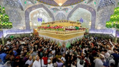 تصویر اعلام آمار تعداد زائران حرم حضرت علی علیه السلام در عید غدیر