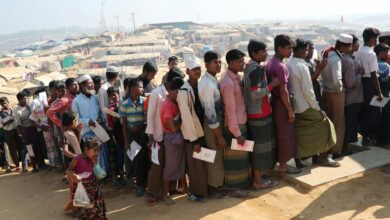 تصویر درخواست بنگلادش از سازمان ملل برای بازگشت مسلمانان روهینگیا