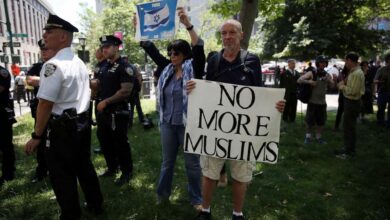 تصویر اذیت و آزار دادن پنج برابری مسلمانان در آمریکا