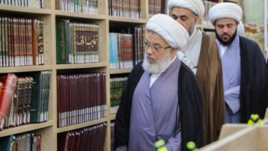 تصویر افتتاح بزرگ ترین کتابخانه علمی عراق در شهر مقدس کربلا