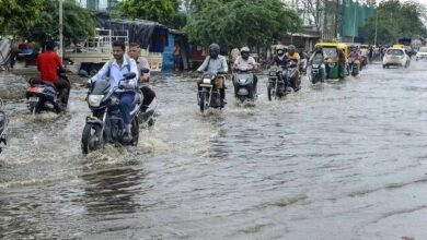 تصویر وقوع دست کم ۱۸ کشته بر اثر باران های موسمی در شمال هند