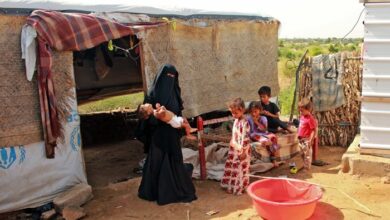 تصویر هشدار برنامه جهانی عذا نسبت به قحطی قریب الوقوع در یمن