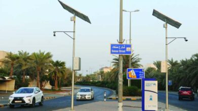 تصویر نصب دوربین های مداربسته خورشیدی در اماکن عمومی کویت