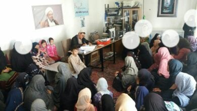 تصویر توزیع کمک های ماهیانه در شهرک امیدسبز کابل