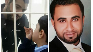 تصویر فعال بحرینی در یک قدمی اعدام