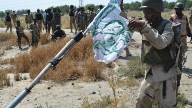 تصویر حمله سنی های تندروی د۱عش به ارتش نیجریه و مصر