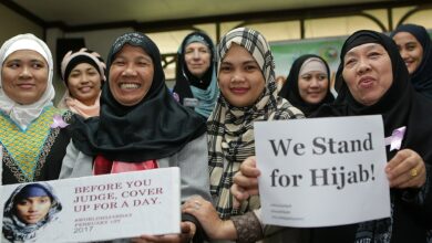 تصویر تلاش برای اعلام روز اول فوریه به عنوان «روز ملی حجاب» در فیلیپین