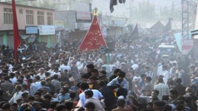 تصویر گزارش یک روزنامه پاکستانی درباره مراسم روز عاشورا