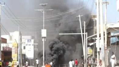 تصویر وقوع انفجاری مهیب در سومالی