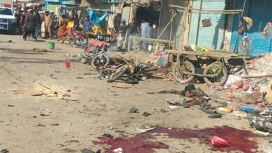 تصویر وقوع انفجار تروریستی در بلوچستان پاکستان
