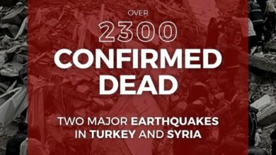 تصویر کمک به زلزله زدگان ترکیه و سوریه توسط سازمان IHC