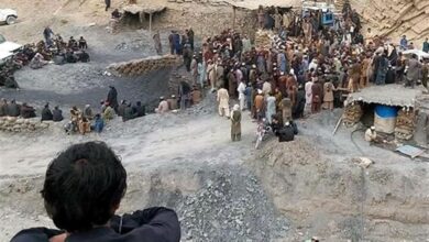 تصویر انفجار در معدن زغال سنگِ پاکستان جان ۶ معدنچی را گرفت
