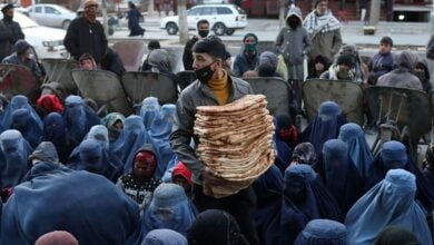 تصویر کاهش جیره غذایی افغانستان از سوی سازمان ملل متحد
