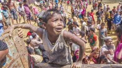 تصویر گزارش سازمان ملل از فقر غذایی مسلمانان روهینگیا