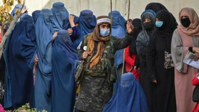تصویر نگرانی سازمان ملل از ادامه ظلم طالبان علیه زنان