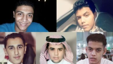 تصویر ۹ جوان عربستانی زیر سن قانونی در معرض اعدام