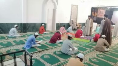 تصویر برگزاری امتحانات سالانه حوزه علمیه حضرت ابوطالب علیه السلام در هندوستان