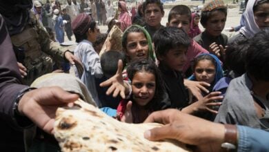 تصویر هشدار یونیسف برای در خطر بودن جان هزاران کودک افغان به دلیل کمبود بودجه