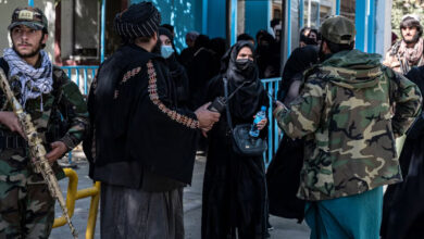 تصویر ضربه روحی طالبان به زنان و دختران افغانستان