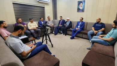 تصویر بررسی وضعیت عراق در پرتو تحولات منطقه ای و بین المللی در نشست یک مرکز وابسته به دفتر آیت الله العظمی شیرازی