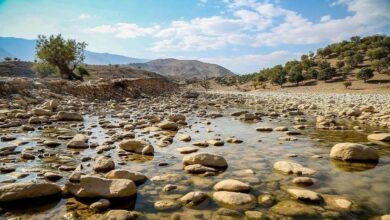 خشک شدن رودخانه اترک در ایران