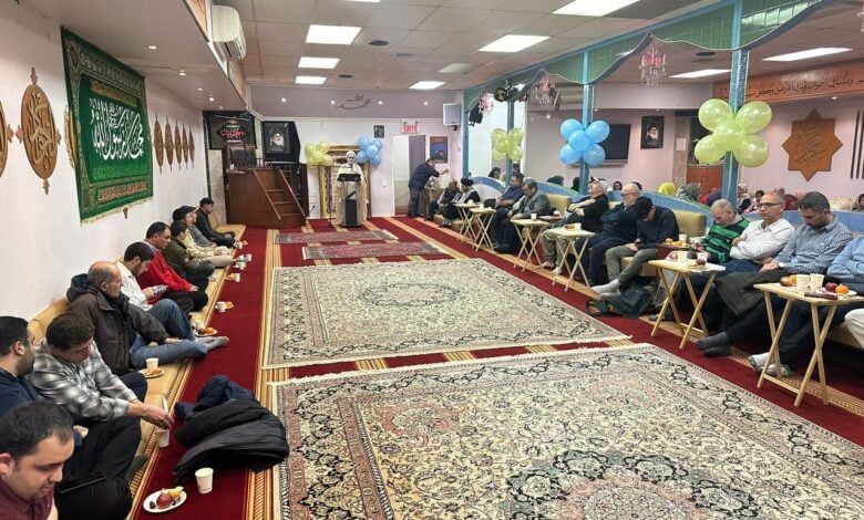 برگزاری مراسم جشن مبعث در مرکز اسلامی ایرانیان در مونتریال کانادا