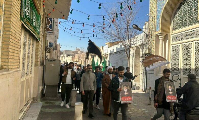 حضور کاروان زیارتی مرکز الصدیقة فاطمة سلام الله علیها از عراق در بیت مرجعیت در شهر مقدس قم