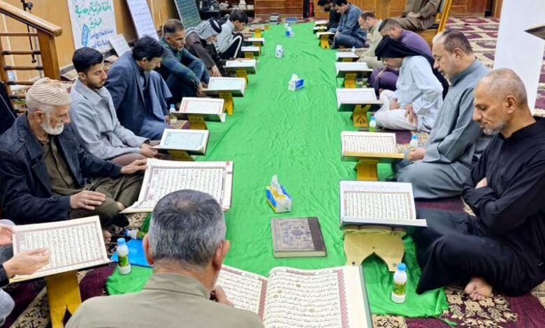 برگزاری جلسات قرآنی در شب های ماه مبارک رمضان ۱۴۴۵ به همت مؤسسه خیریه کربلا