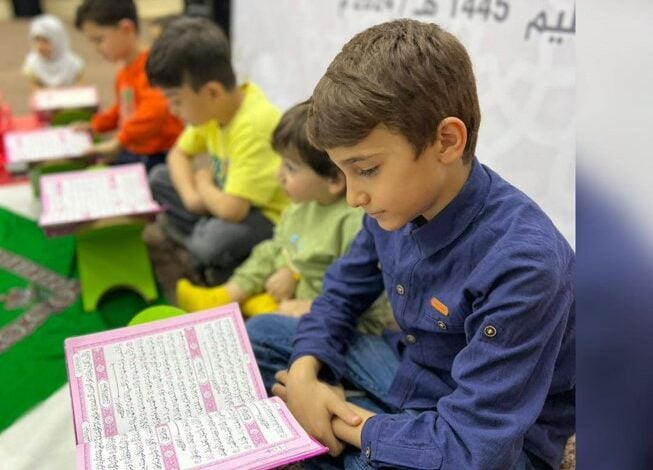 پایان کلاس های رمضانی قرآن و عقاید ویژه نونهالان در کربلا