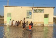 جاری شدن سیلاب در استان‌های جنوبی ایران