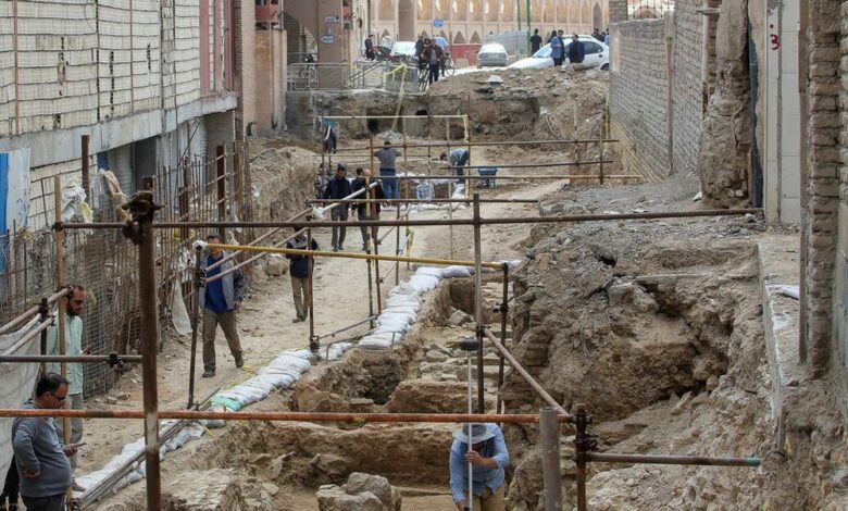 در اصفهان آثاری از اوایل اسلامی تا قاجاریه کشف شد