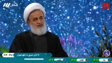سخنان جنجالی سخنران حکومتی در تلویزیون ایران