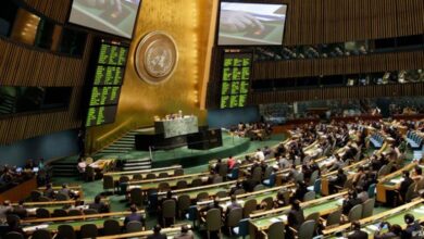 مجمع عمومی سازمان ملل به قطعنامه عضویت کامل فلسطین رای مثبت داد