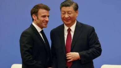 واکنش‌ها به سفر رئیس‌جمهور چین به فرانسه