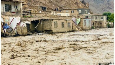 سرازیر شدن سیلاب های مرگبار در چهار استان افغانستان حدود ۱۵ کشته برجای گذاشت