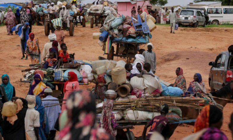۳ میلیون پناهنده به خارج از کشور و ۱۰ میلیون آواره داخلی، نتیجه جنگ و خونریزی در سودان