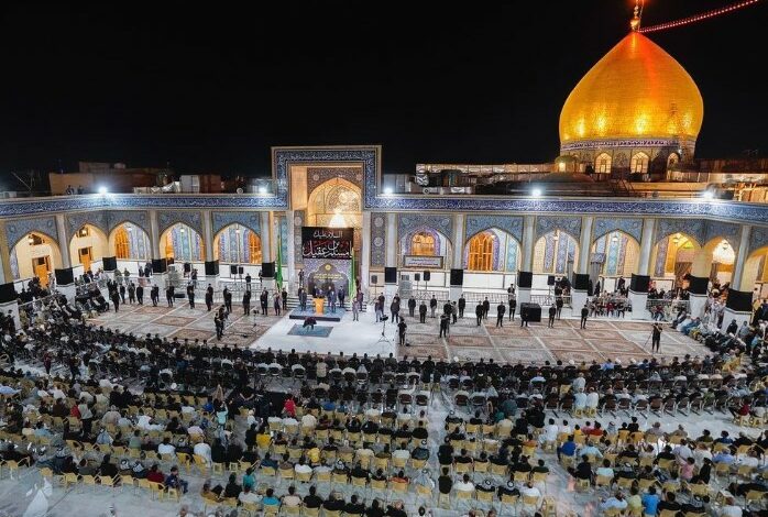 در سالروز شهادت حضرت مسلم بن عقیل علیه السلام، مسجد جامع کوفه سیاه پوش شد
