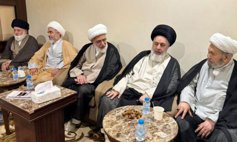 دیدار اعضای بعثه آیت الله العظمی شیرازی با اعضای بعثه آیت الله العظمی فیاض در مدینه منوره
