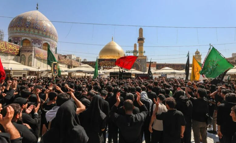 برگزاری مراسم سالروز شهادت امام حسن عسکری علیه السلام در شهر مقدس سامرا