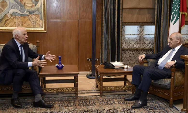 لبنان در آستانه فروپاشی است، بورل هشدار داد