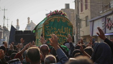 برگزاری مراسم سالروز شهادت حضرت قاسم بن موسی کاظم در حله‌ی عراق