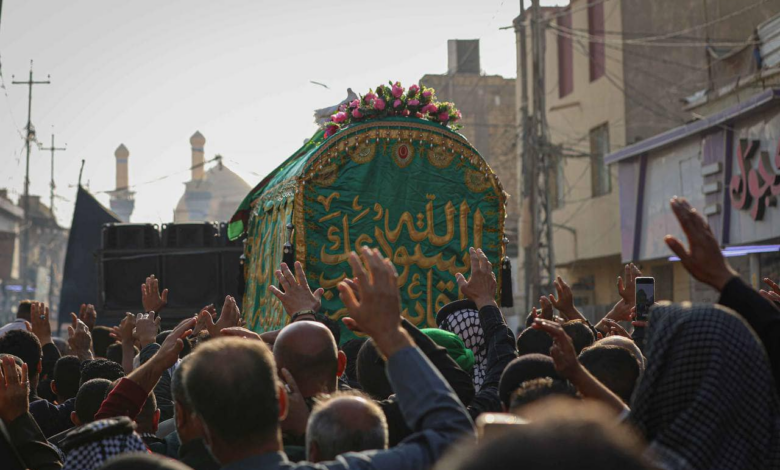 برگزاری مراسم سالروز شهادت حضرت قاسم بن موسی کاظم در حلهی عراق