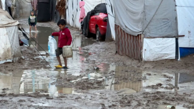 شرایط سخت زمستانی در غزه، تهدیدی جدی برای آوارگان فلسطینی