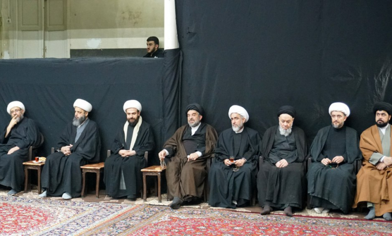 بزرگداشت سالروز شهادت حضرت امام هادی علیه السلام در بیت آیت الله العظمی شیرازی در قم