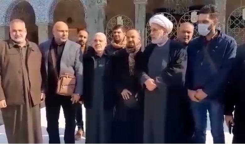 ورود اولین کاروان زیارتی سیده زینب سلام الله علیها از عراق به سوریه