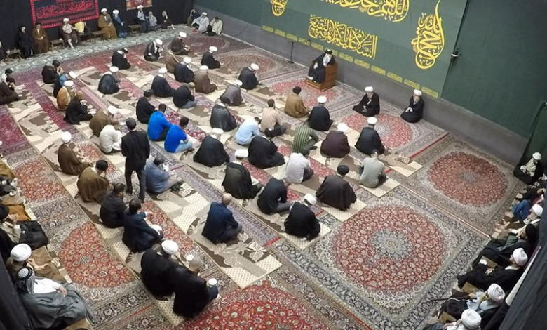 بزرگداشت سالروز تخریب قبور ائمه بقیع علیهم السلام در بیت آیت الله العظمی شیرازی در قم
